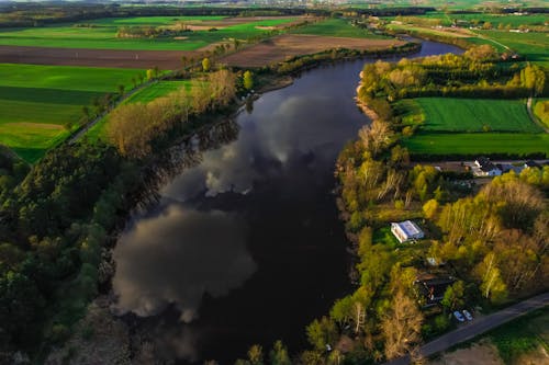 Gratis lagerfoto af baner, droneoptagelse, høj vinkel visning