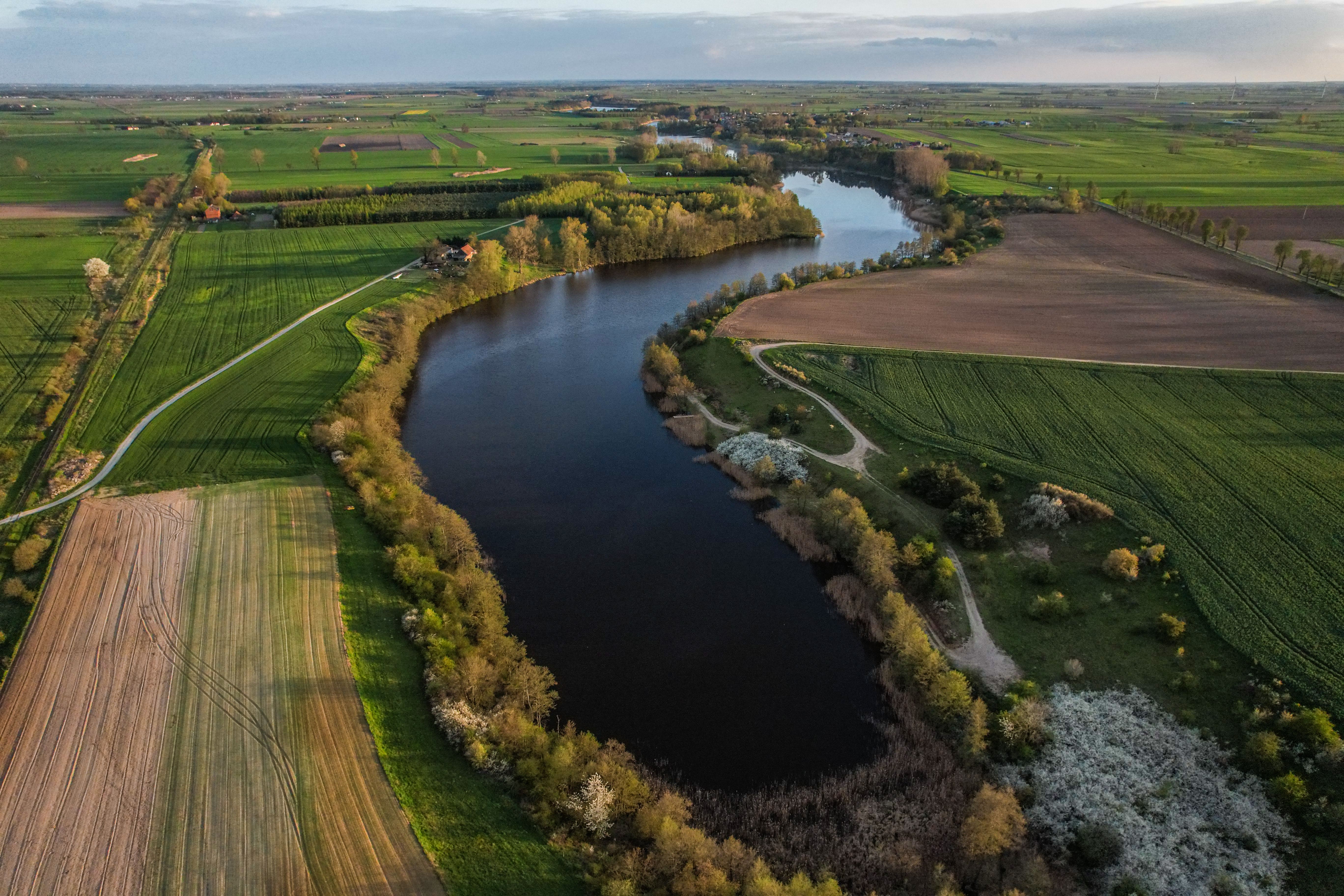 Slim Rural Lake · Free Stock Photo