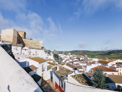 Townscape of Aroche, Andalusia, Spain