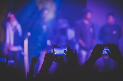 Music Band Performing on Stage