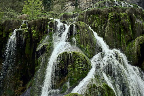 Základová fotografie zdarma na téma cascade des tufs, francie, hory