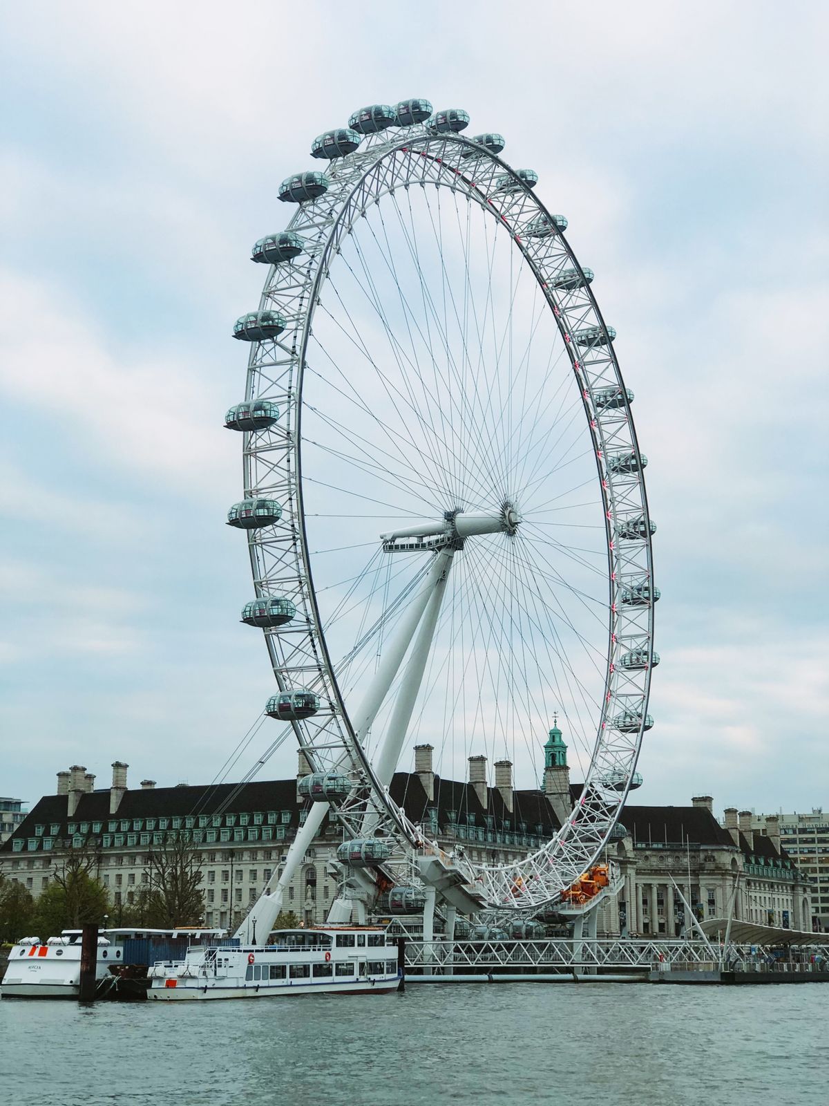 The London Eye on the South Bank of the Thames, London