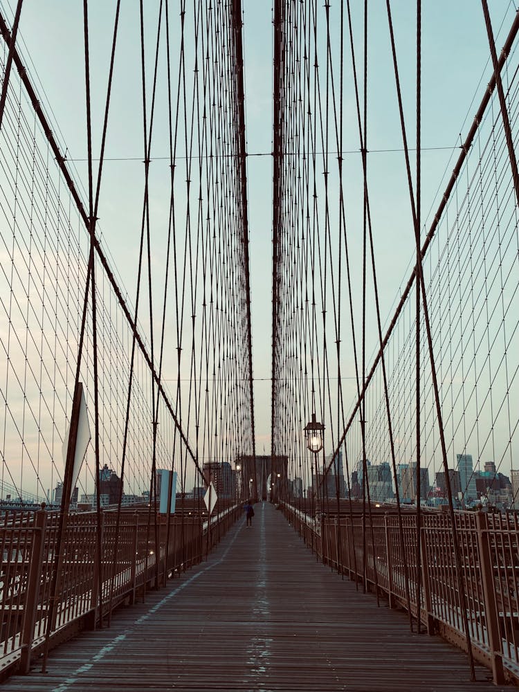 Brooklyn Bridge In New York