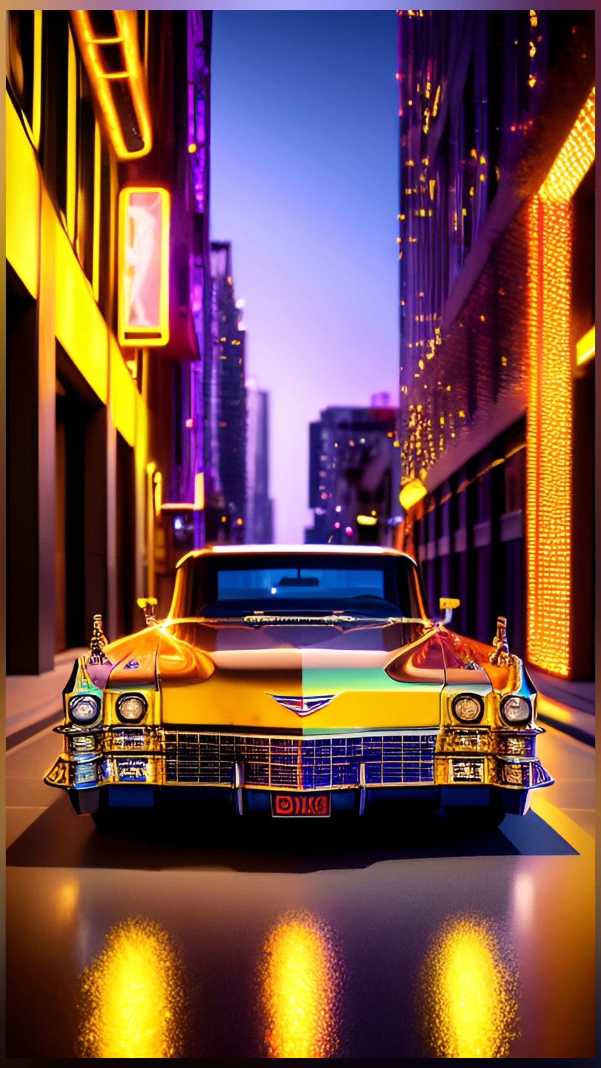 Digital ArtworK Collection "Golden Cadillac" 5 Photos & Videos ...