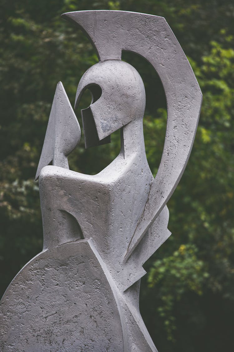 Statue Of Minerva By Alan Collins In London