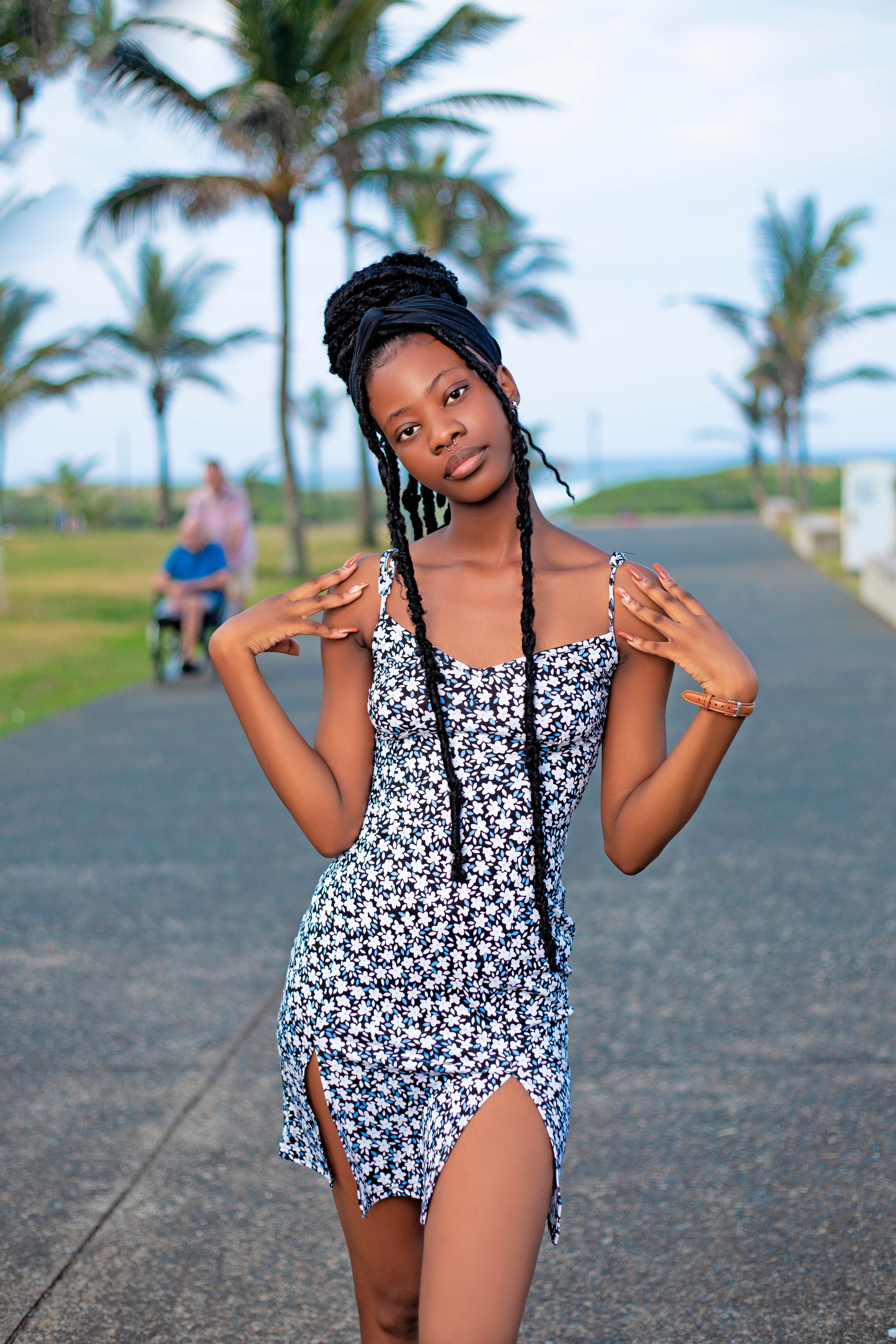 A Portrait of a Woman Wearing Dress in Summer · Free Stock Photo