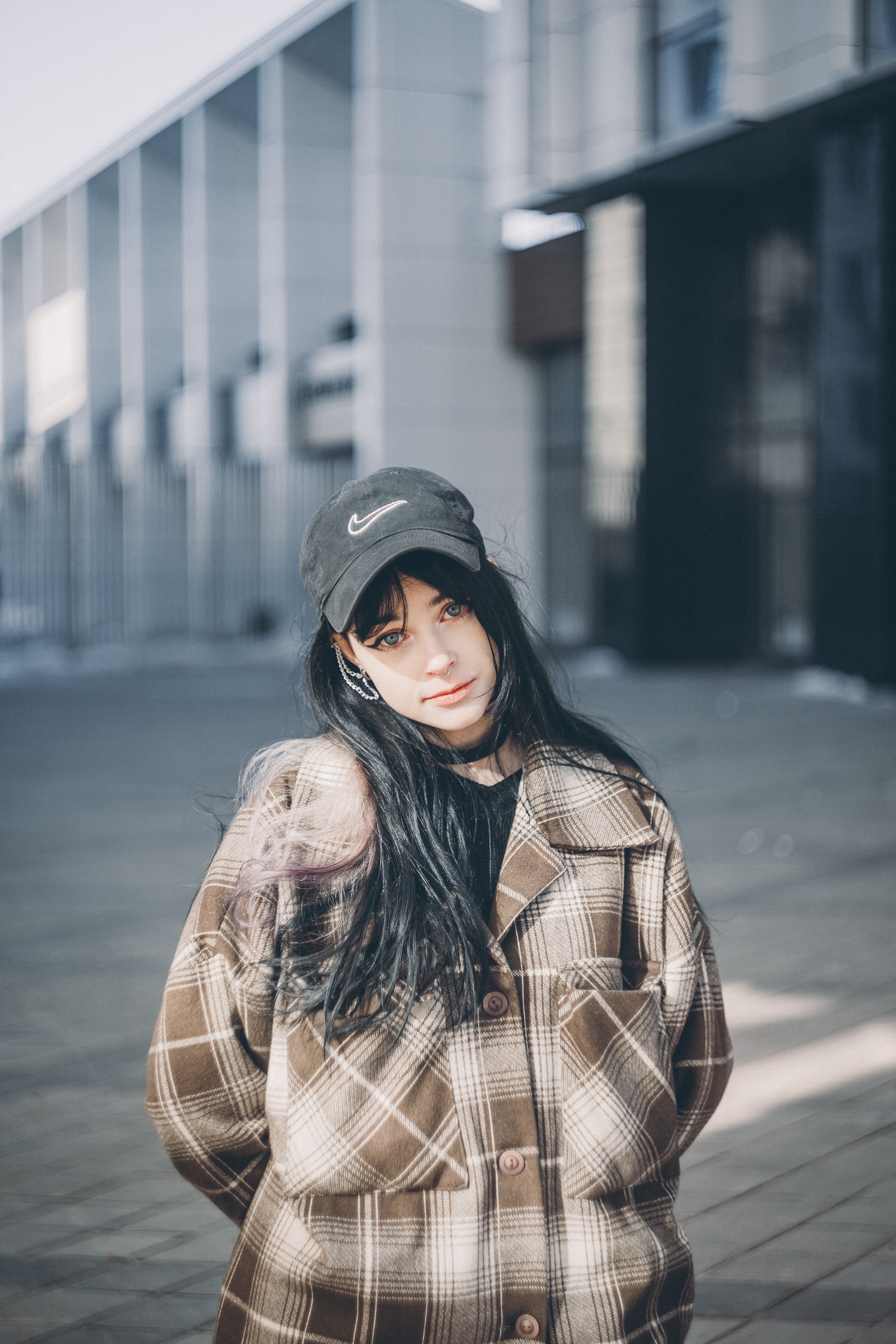 A Portrait of a Young Woman on the Street · Free Stock Photo