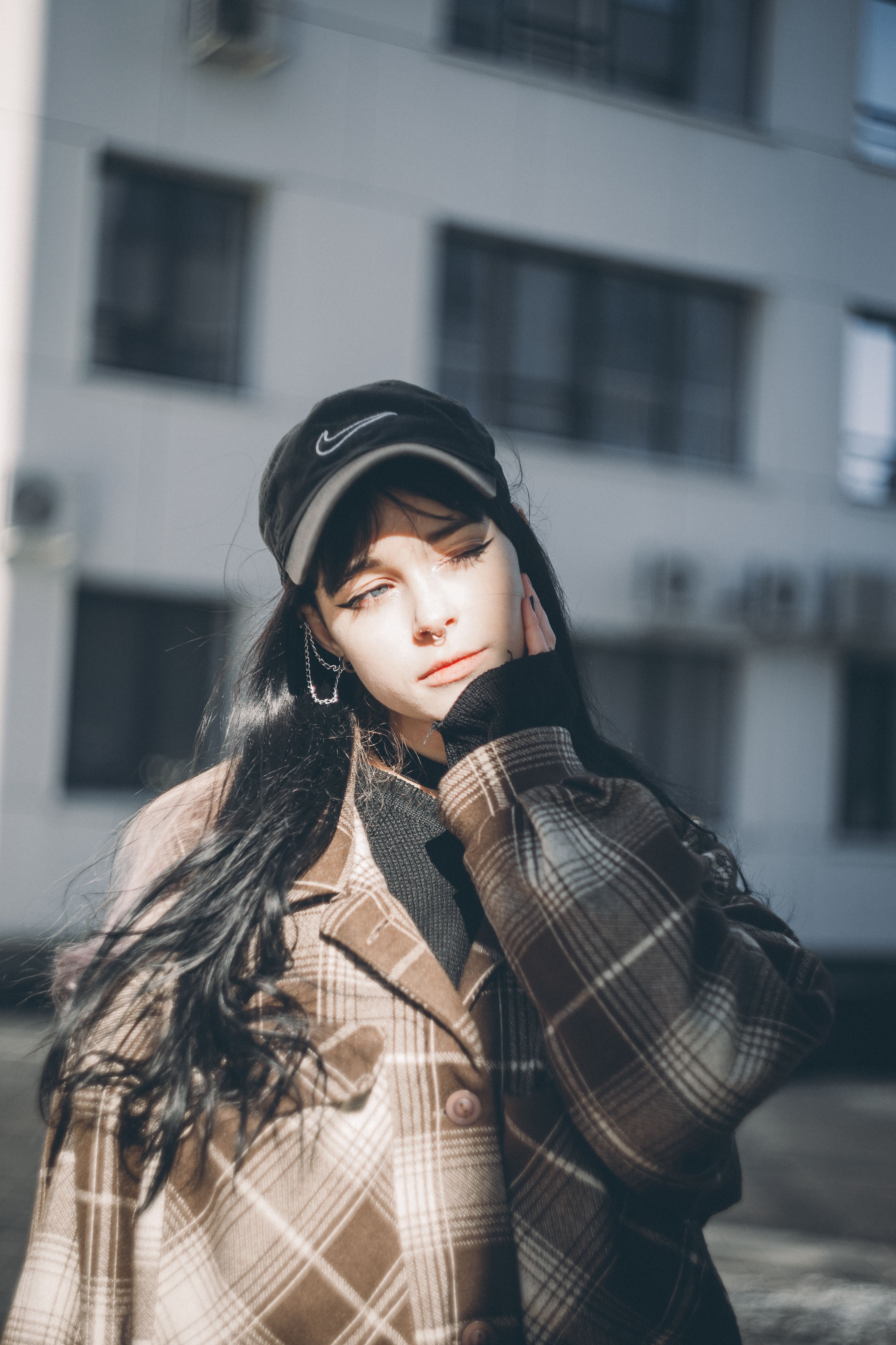 A Portrait of a Young Woman on the Street · Free Stock Photo