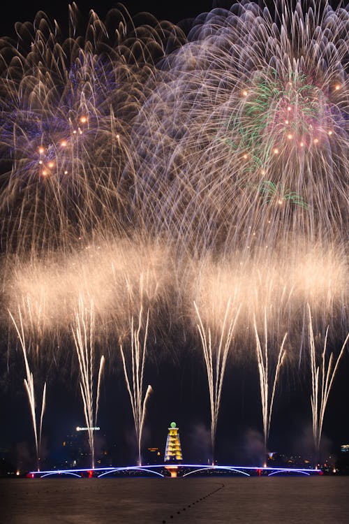 Fireworks at Night 