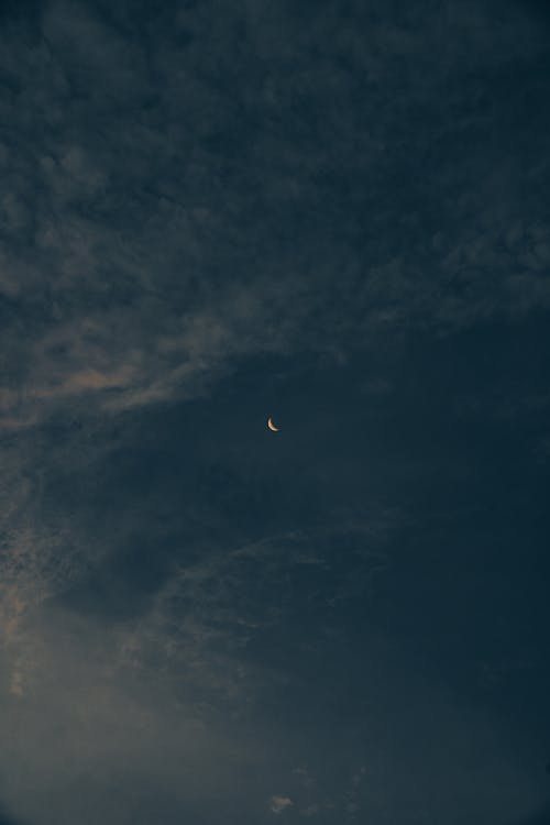 คลังภาพถ่ายฟรี ของ จันทรา, ช่องว่าง, ท้องฟ้า