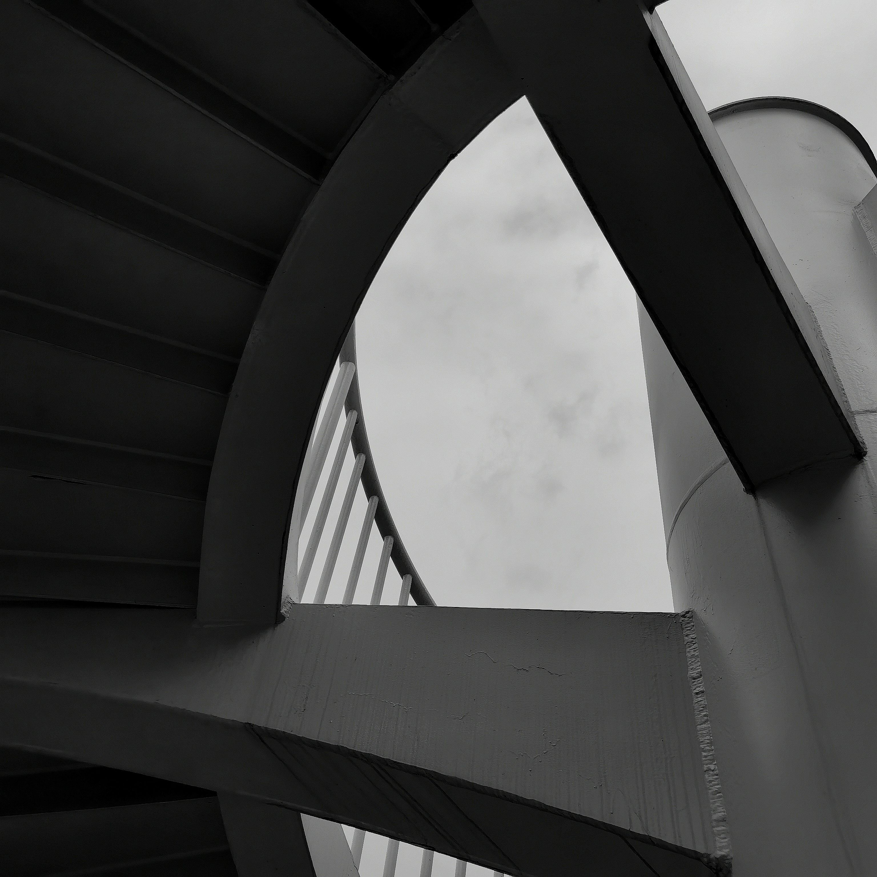 Bottom of Urban Stairs