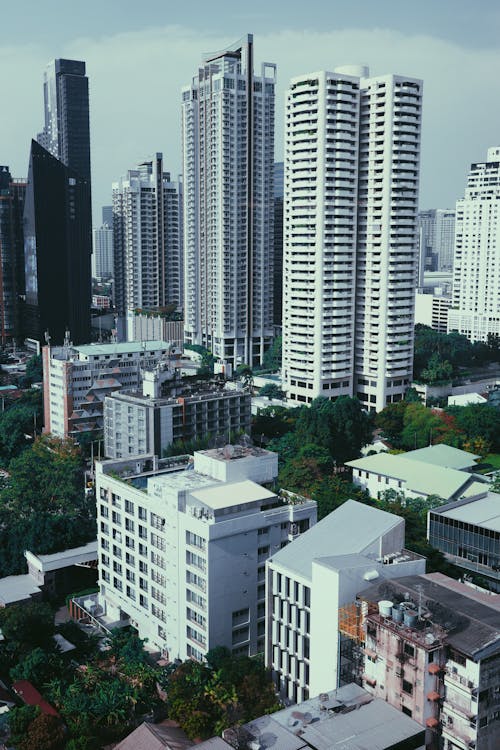 คลังภาพถ่ายฟรี ของ กรุงเทพมหานคร, ตัวเมือง, ตึกระฟ้า