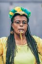Selective Focus Photography of Woman Using Whistle
