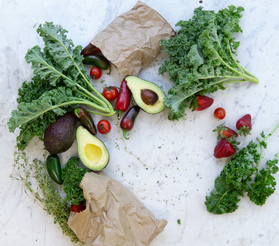 Orthomoleculaire therapie - verse groenten en fruit