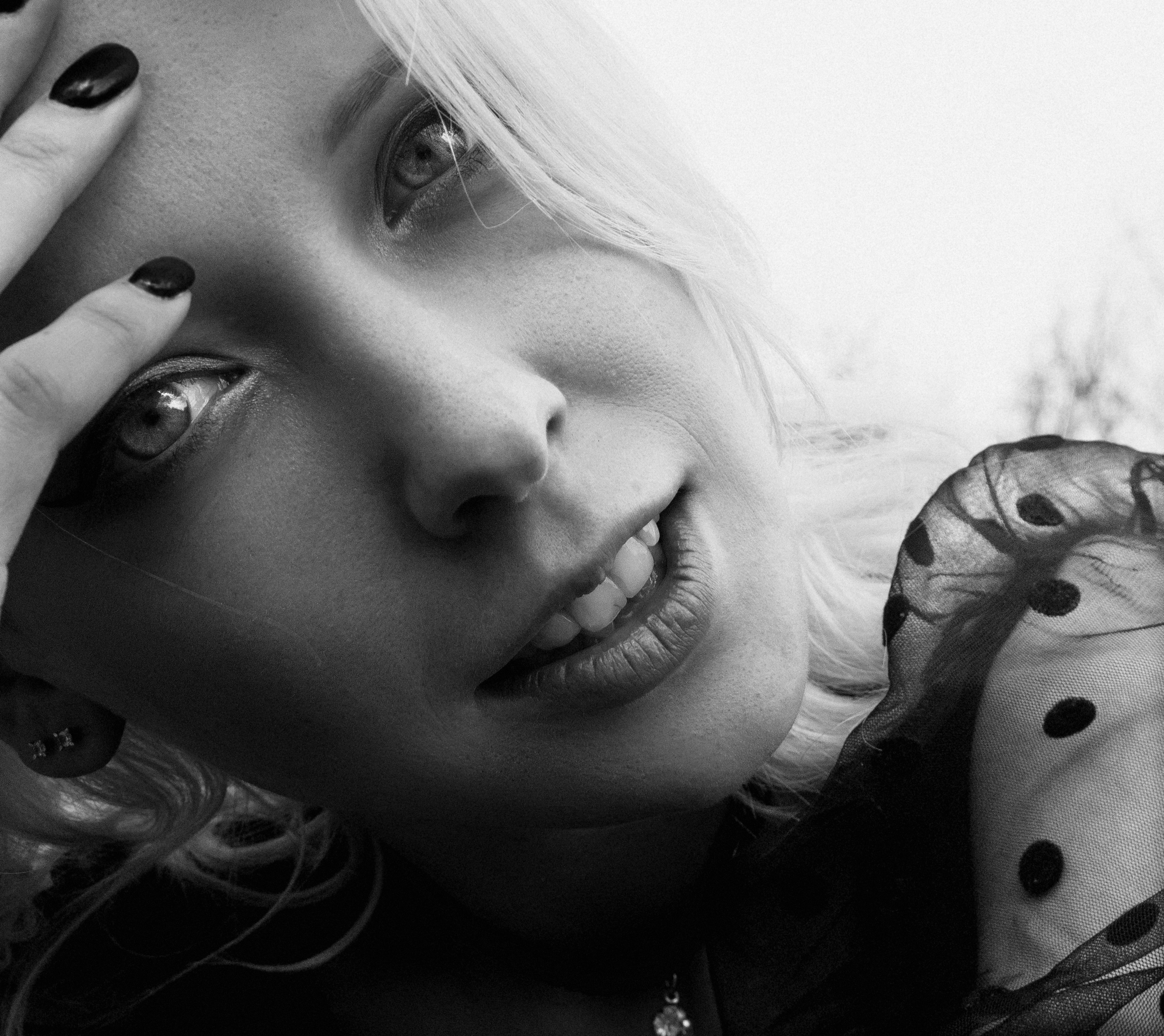 Black and White Portrait of a Beautiful Woman · Free Stock Photo