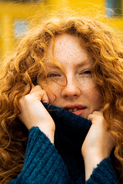 Portrait of Redhead Woman