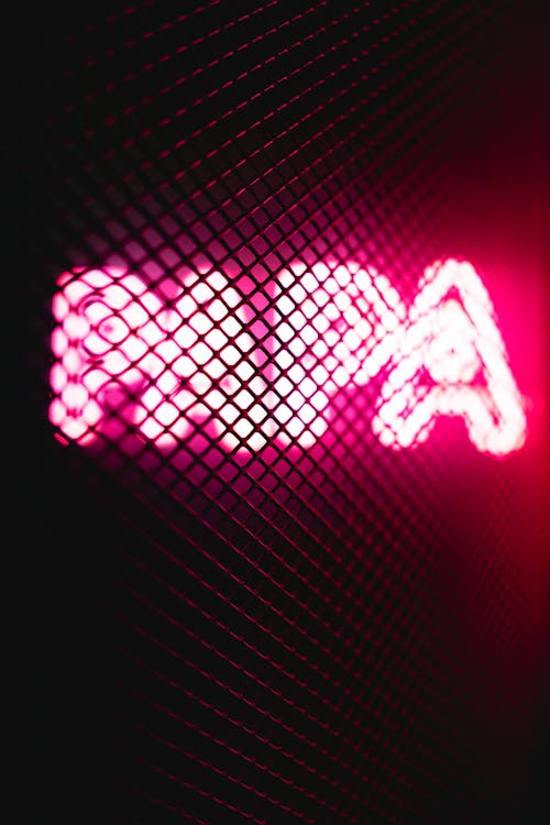 Turned-on Pink Papa Neon Signage