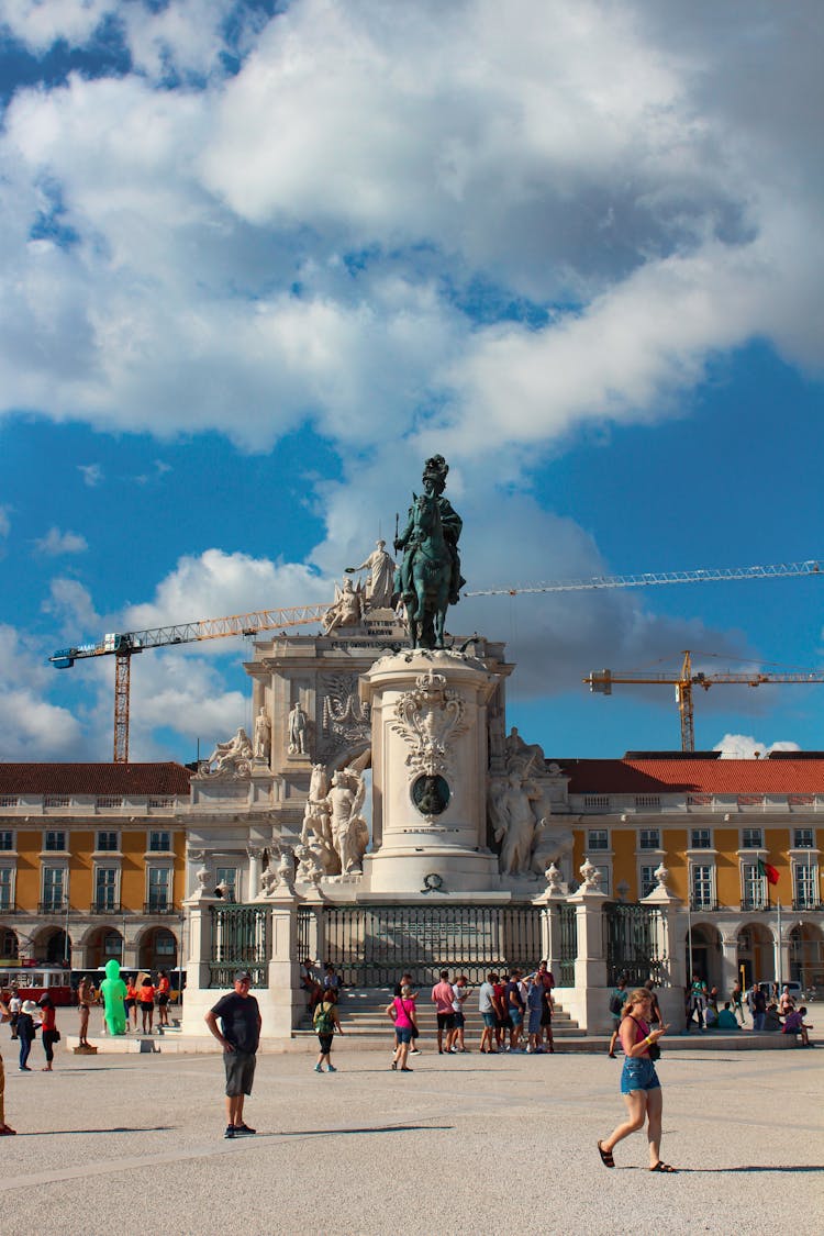 Equestrian Statue Of Joseph I In Lisbon