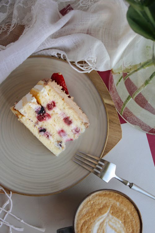 Plate with Cake