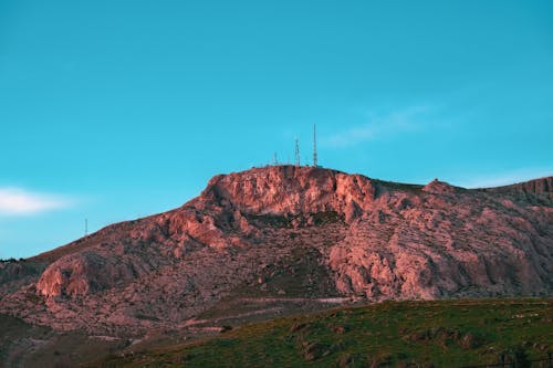 Free stock photo of clear blue sky, cloud scape, mountain view