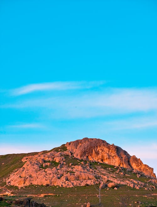 Free stock photo of clear blue sky, cloud scape, mountain view