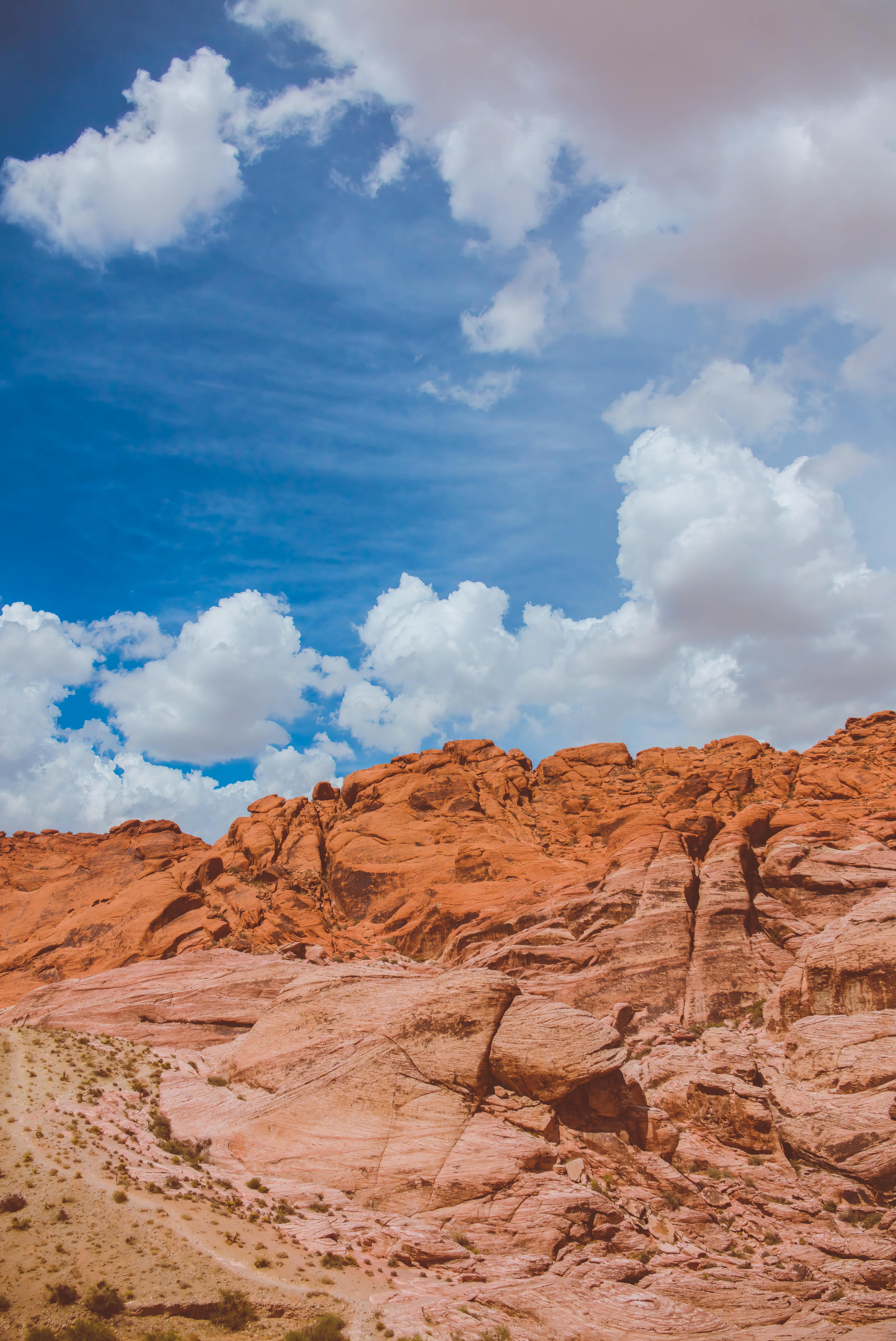 Clouds over Barren Rocks · Free Stock Photo