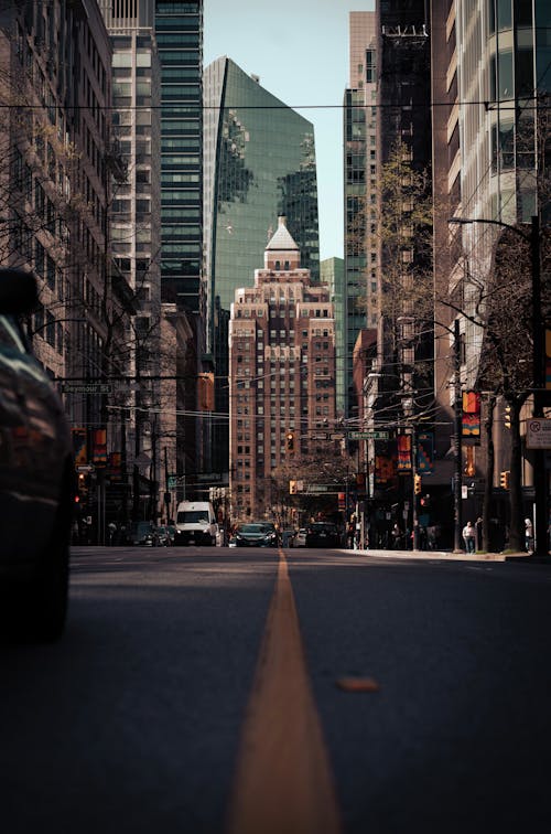 Modern Skyscrapers in Vancouver, British Columbia, Canada 