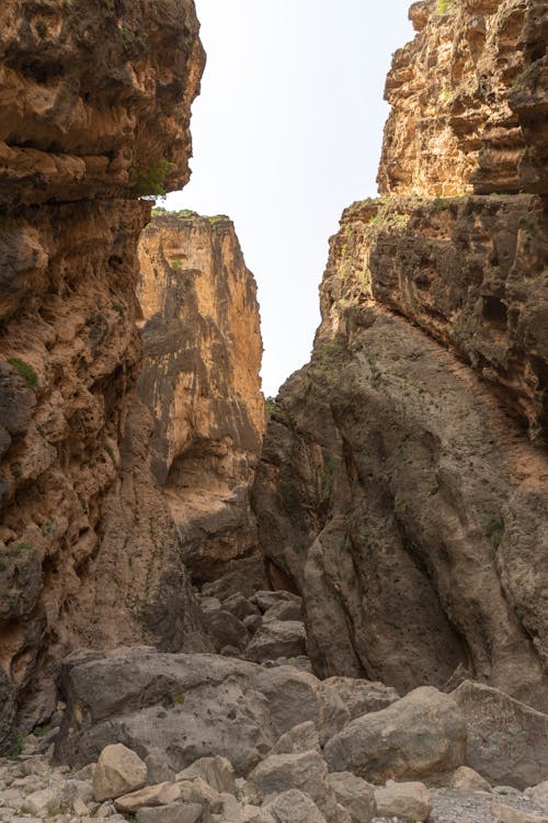 View of a Narrow Ravine