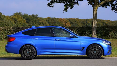 Blue BMW 3 Series GT