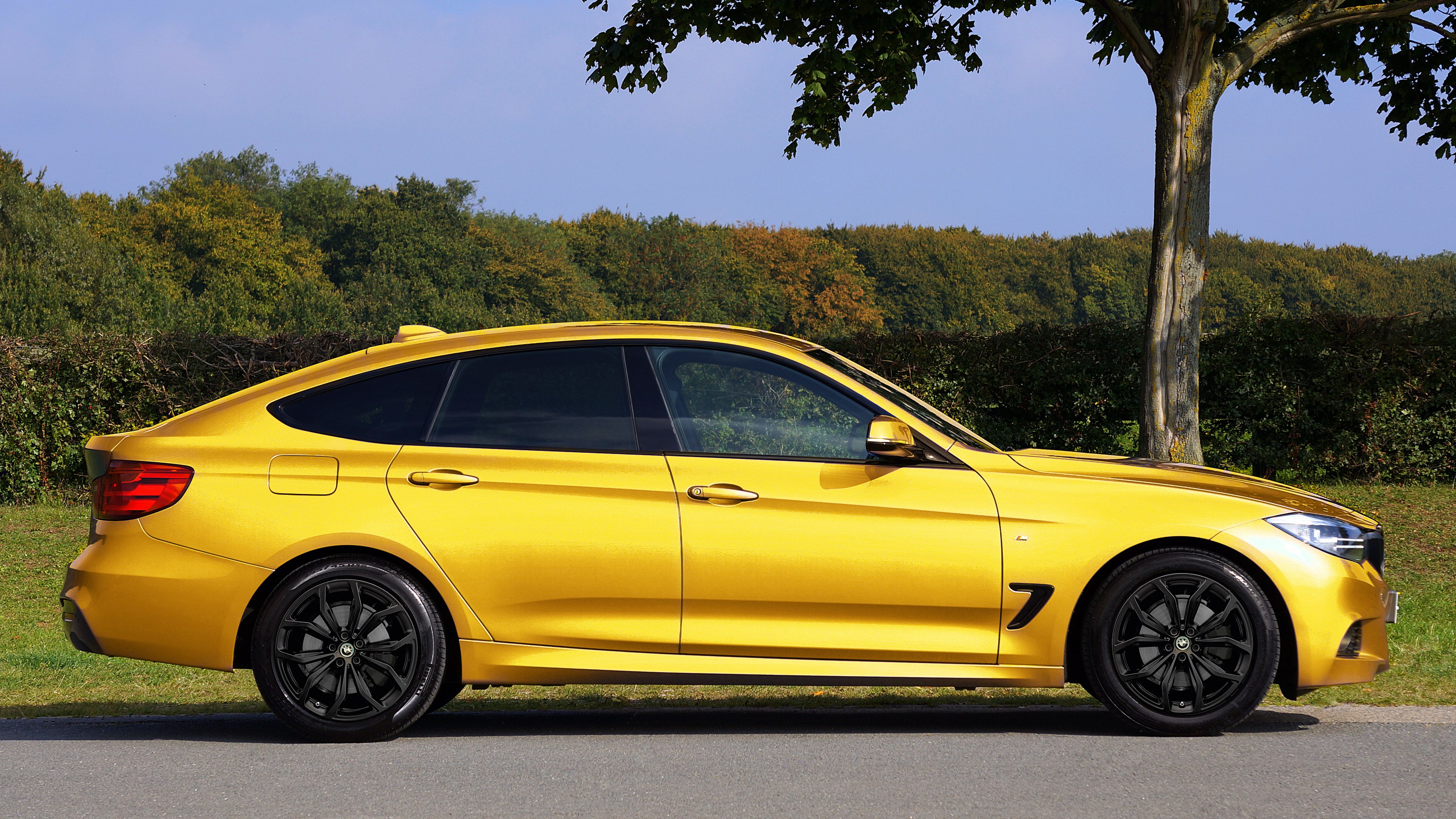 Yellow BMW 3 Series GT · Free Stock Photo