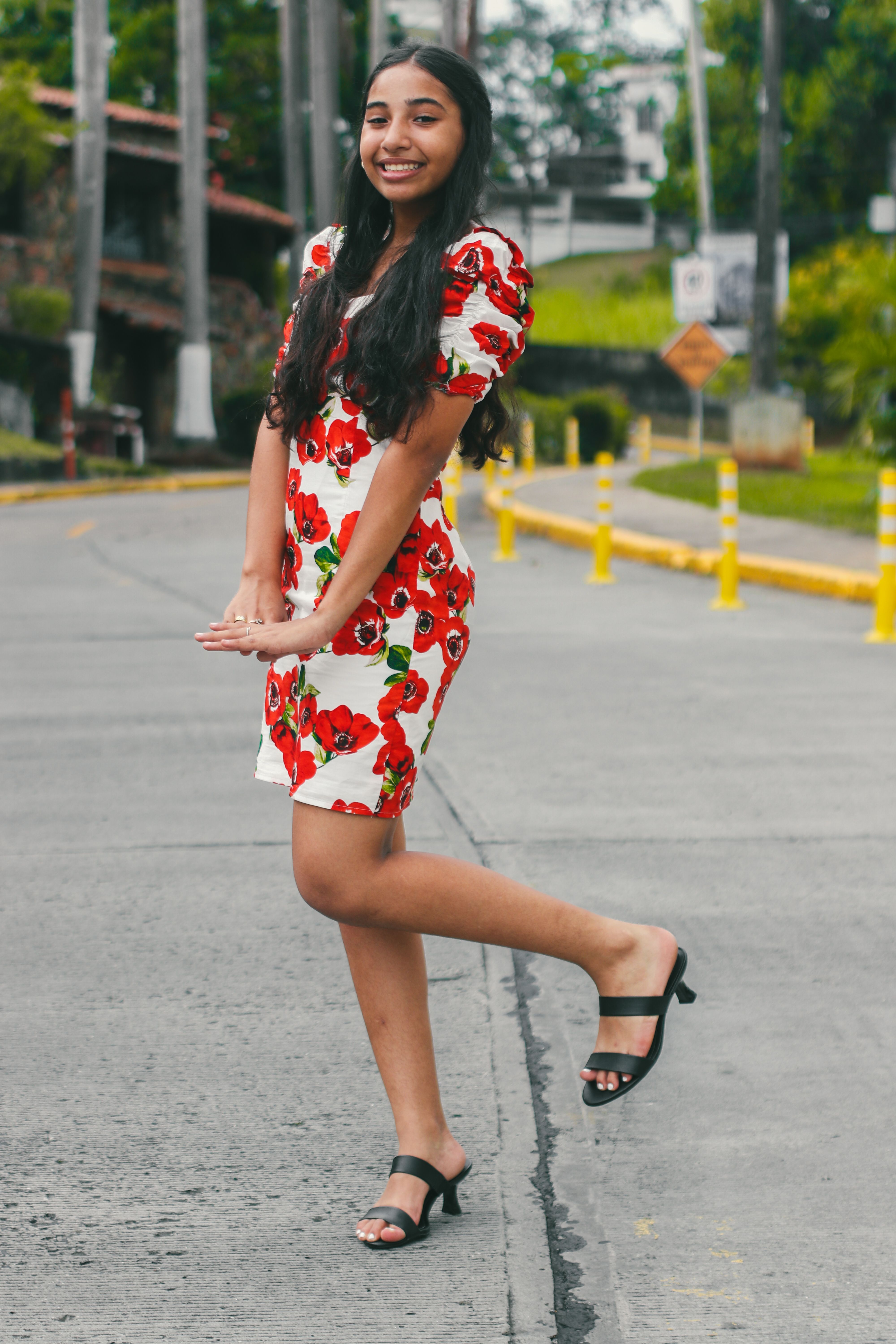 Vestido Floral Vermelho