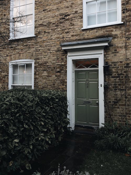 Closed Door Of House