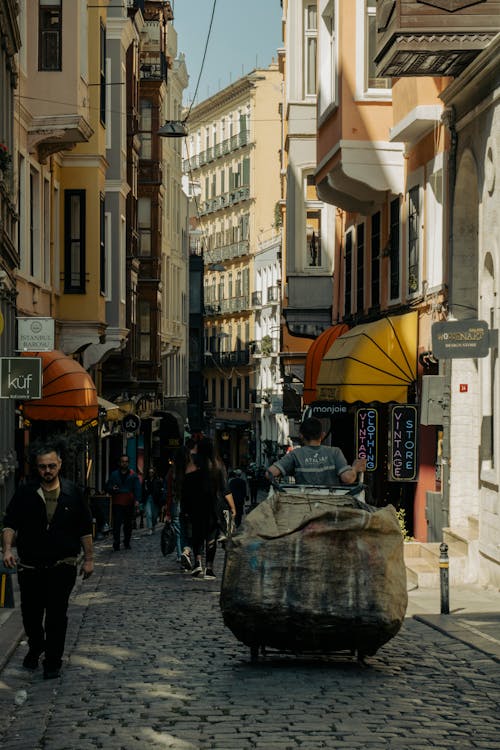 People Walking in a City 