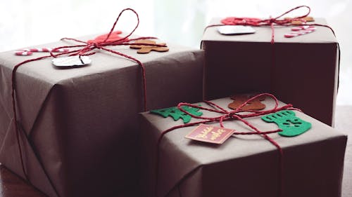 Drei Geschenkboxen