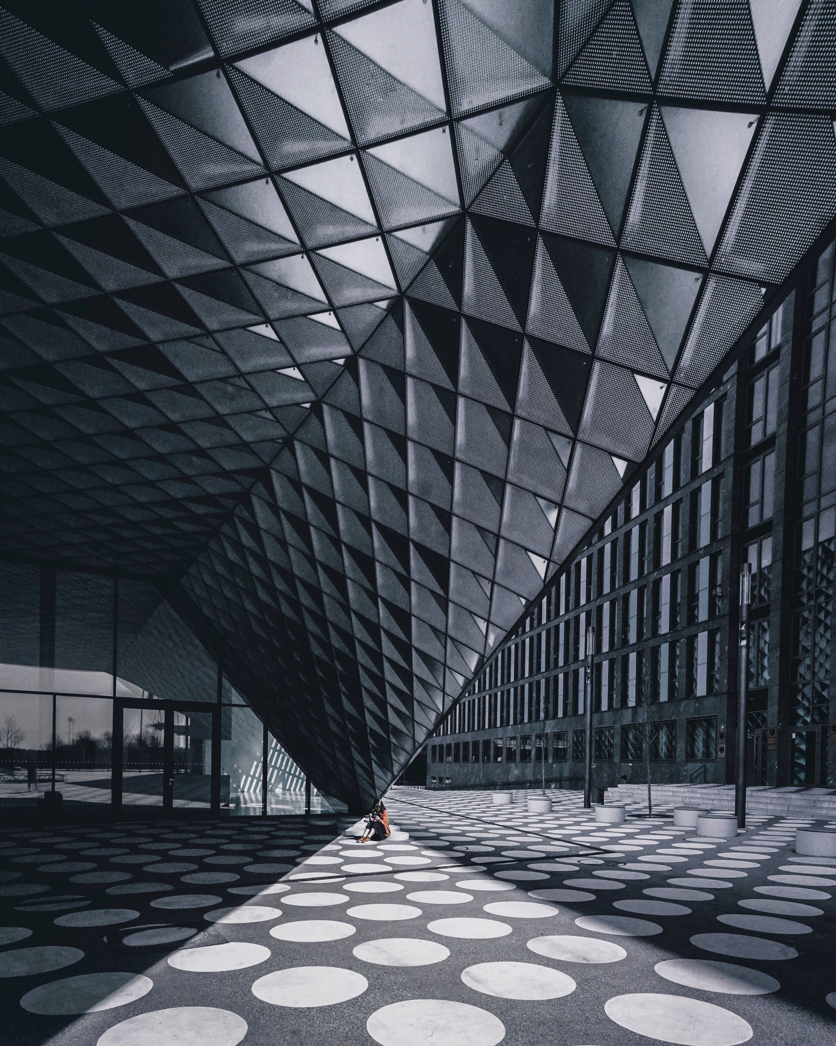 A Geometrical Hall Design · Free Stock Photo