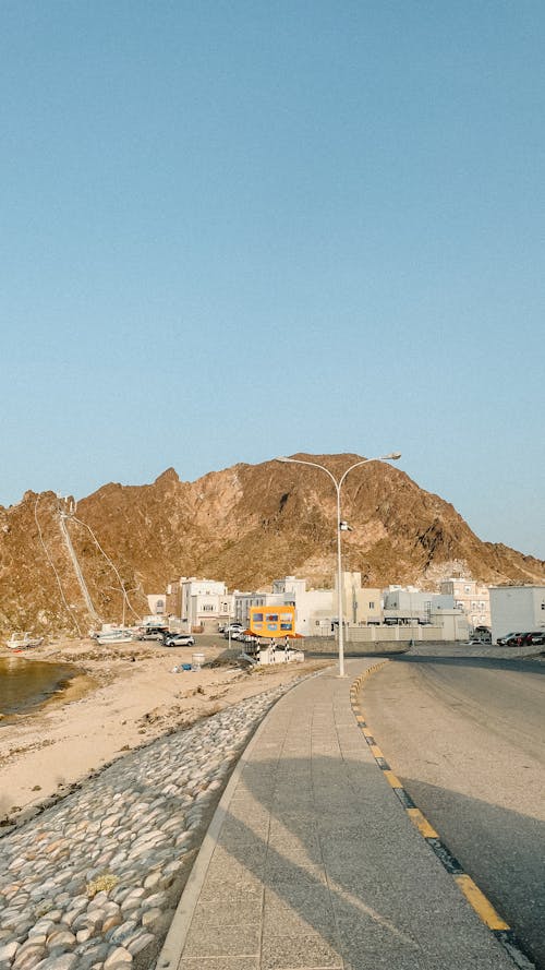 A Road and Buildings 