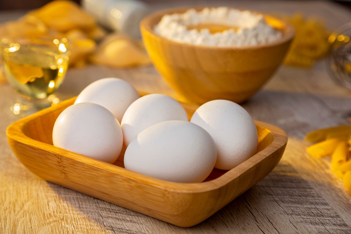 Breakfast eggs photo