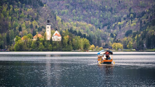 Tourist Boat on Lake Bled