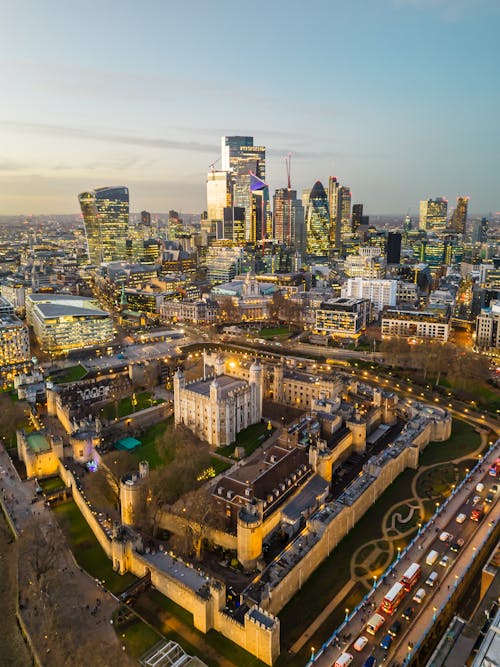 tower of london poppies birds eye view