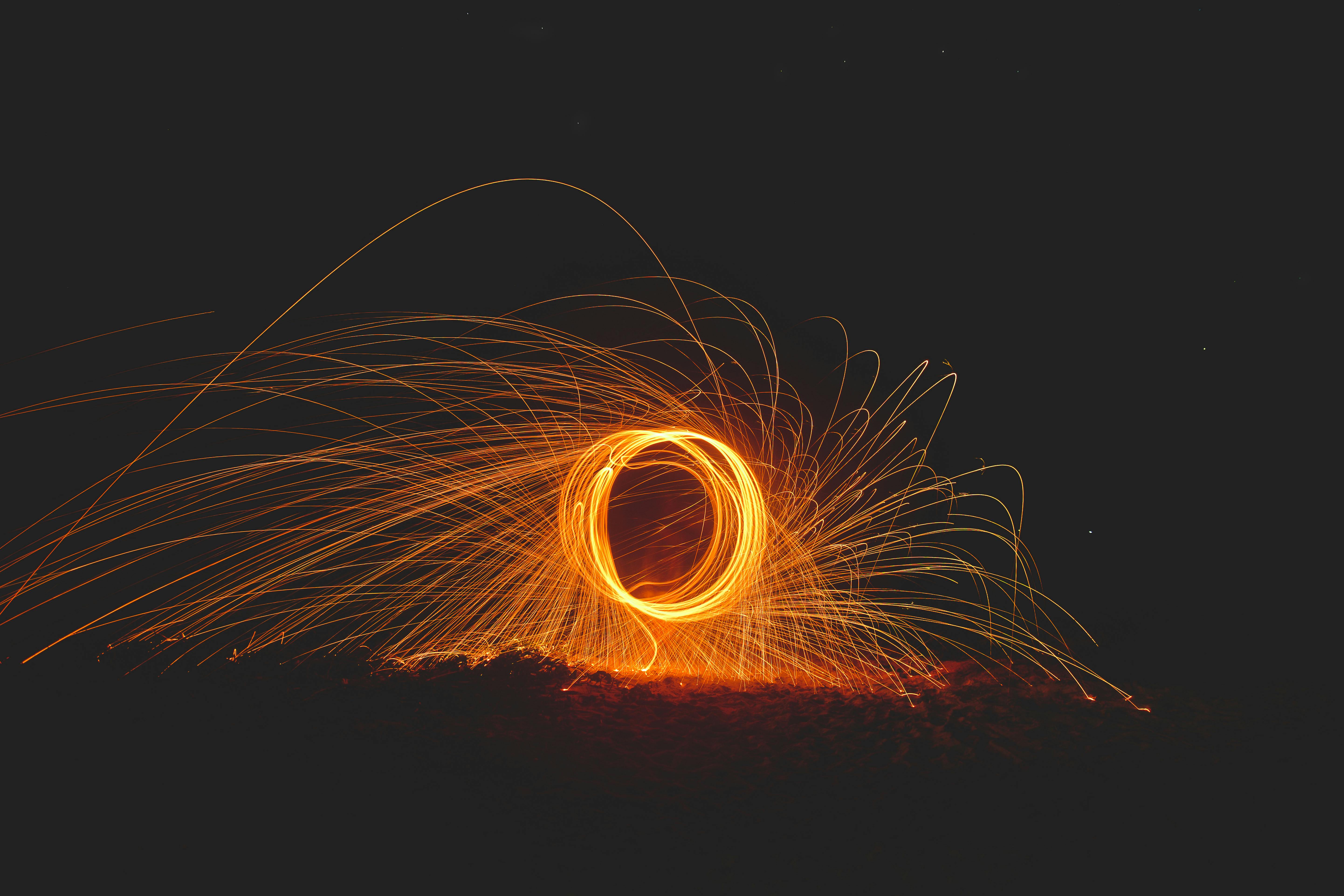 steel wool of fire cracker