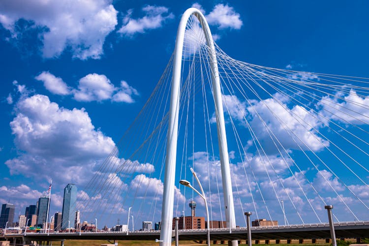 Margaret Hunt Hill Bridge In Dallas