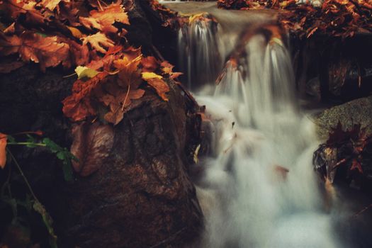 autumn waterfall