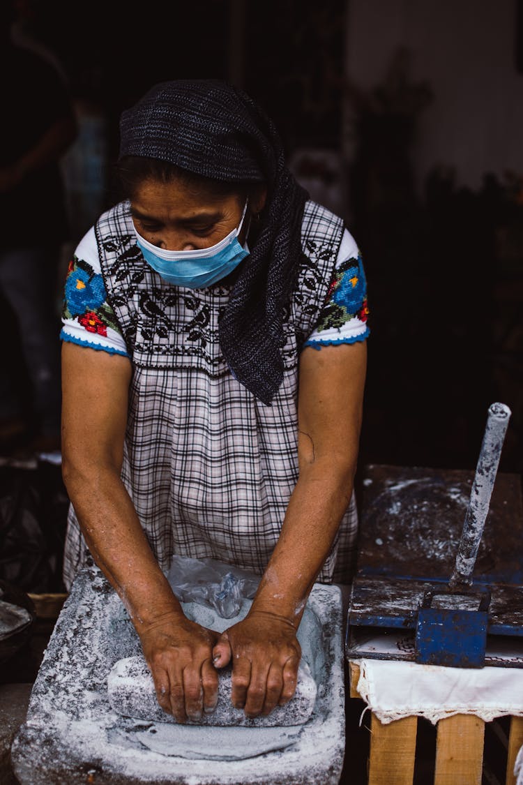 A Woman Working 