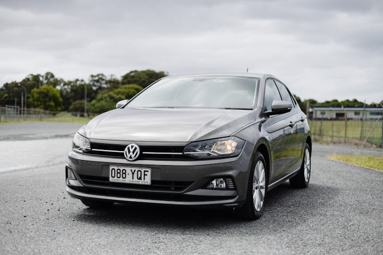 Silver Volkswagen Polo