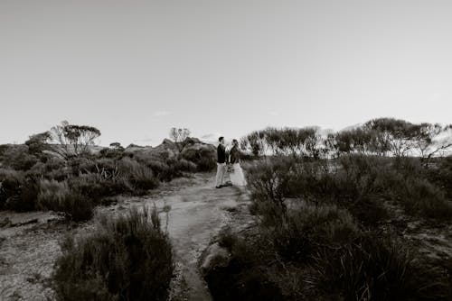 Man and Woman on Desert