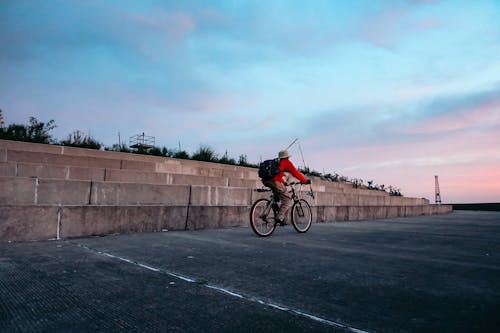 Безкоштовне стокове фото на тему «велосипед, відпочинок, Захід сонця»