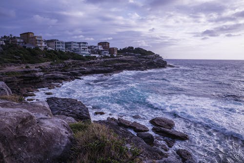 Gratis lagerfoto af 4k-baggrund, bølger, bugt