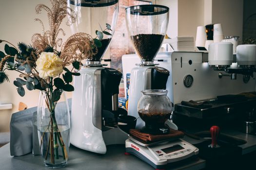 Coffee Machine in Kitchen