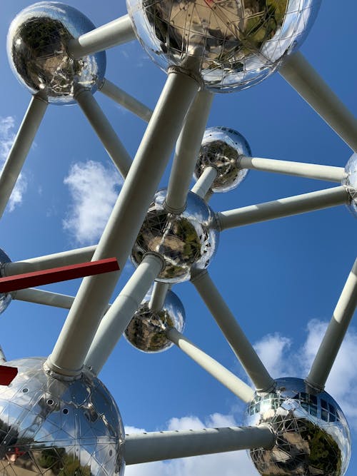 Ingyenes stockfotó alacsony szögű felvétel, atomium, Belgium témában