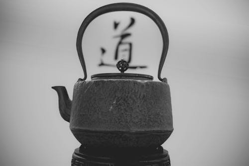 Traditional Asian Stone Kettle